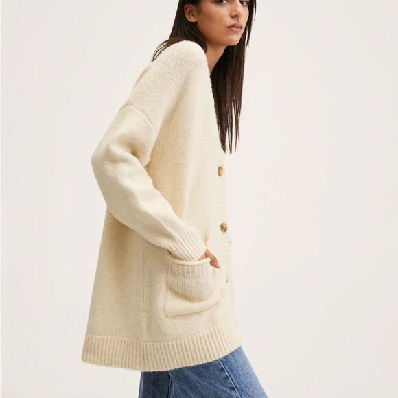 Mango Oversized Cardigan New - Picture 4 of 7